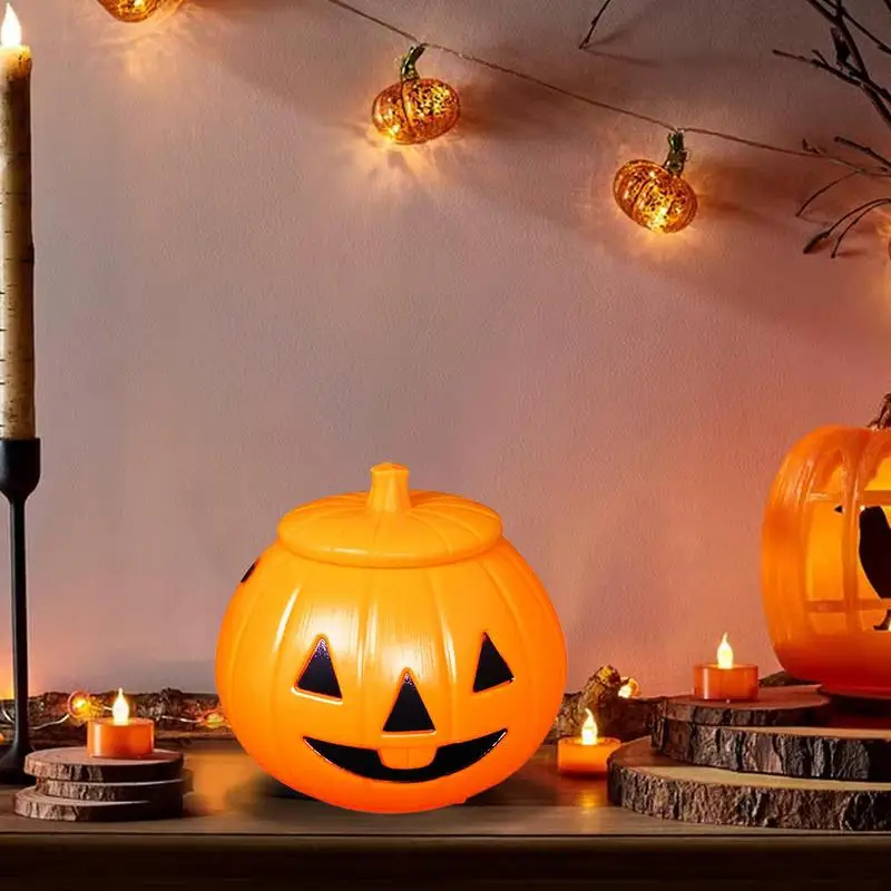 Pumpkin Night Light Handheld Halloween Lantern Halloween Decorations Outdoor Lights Battery Operated Outdoor Halloween Lights