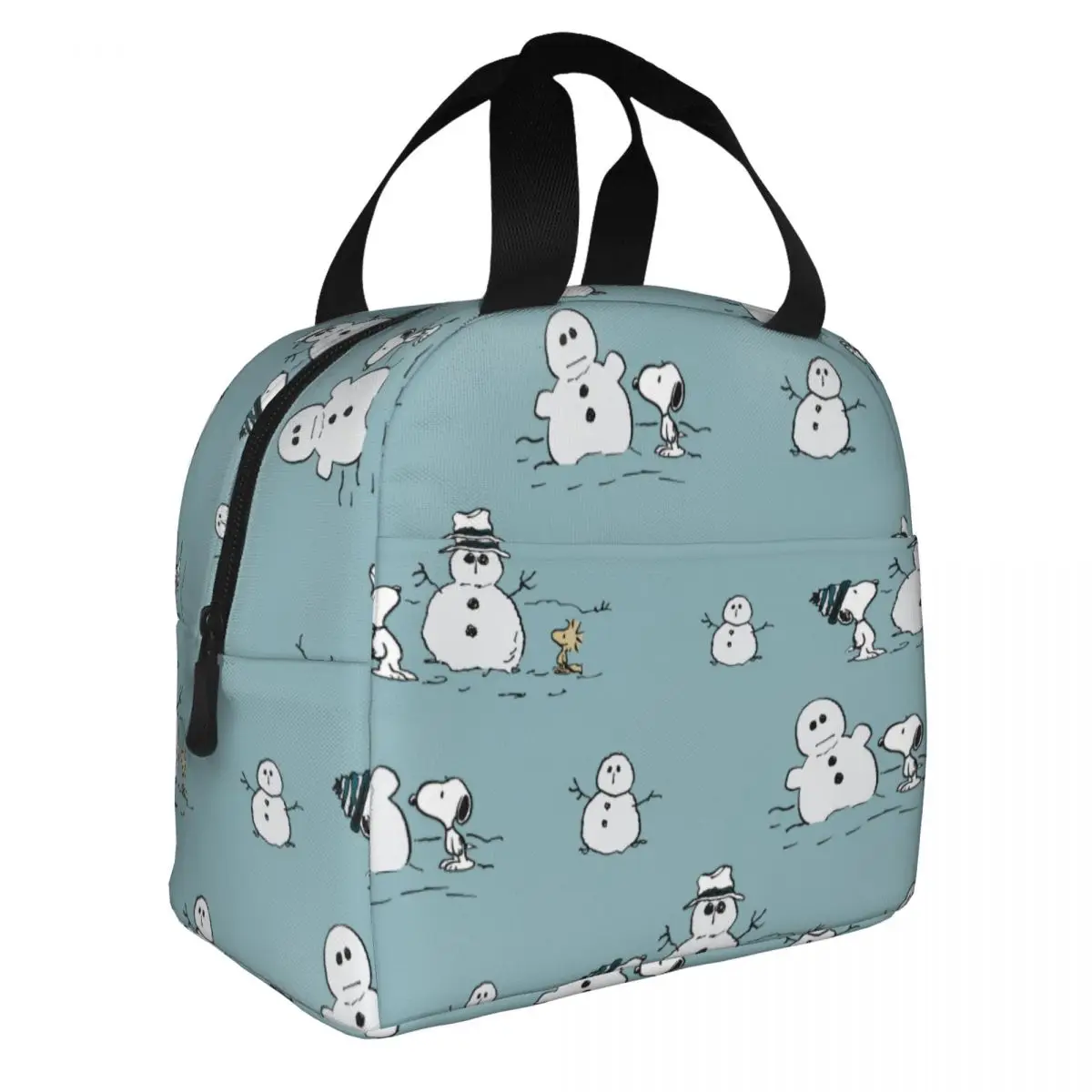 

Snoopys Woodstock, изолированные сумки для обеда, портативный контейнер для еды, сумка-холодильник, ланч-бокс, сумка для работы на открытом воздухе, сумка для еды