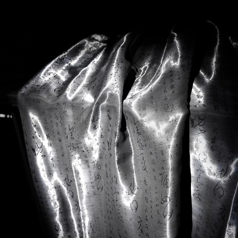 

Pure Polyester Fabric Technology Fashion Windbreaker Dress Designer Cloth for Apparel Sewing By The Meter Diy Material