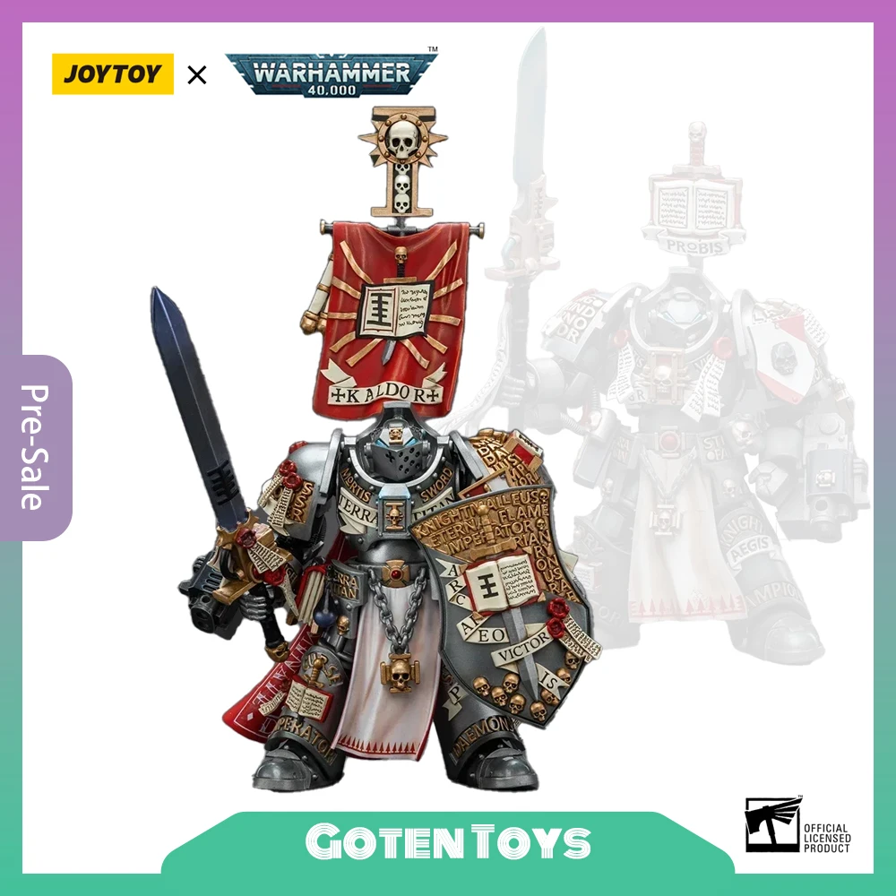 

JOYTOY Warhammer 40K Grey Knights Kaldor Draigo 1/18 шарнирная фигурка официальная Коллекционная модель подарок для фанатов