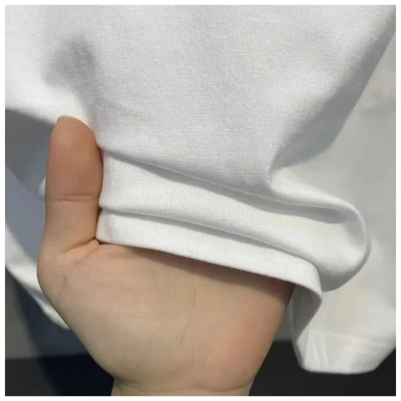 2026 Robustes T-Shirt im amerikanischen Stil aus Baumwolle mit Aufdruck für Herren, Kurzarm, für Sommer, geeignet für Männer und Frauen – Detail 12