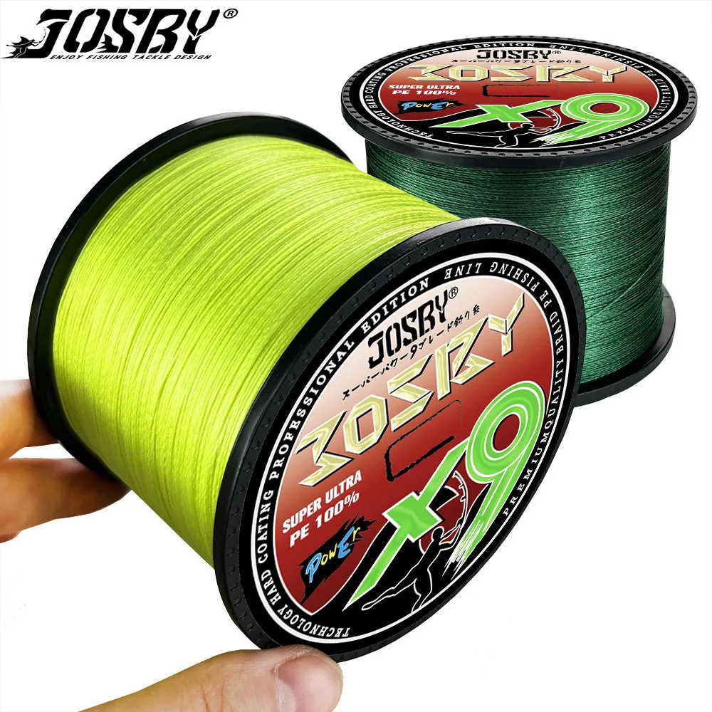 

Леска плетеная JOSBY X9, 500/300/1000 м, 9 нитей