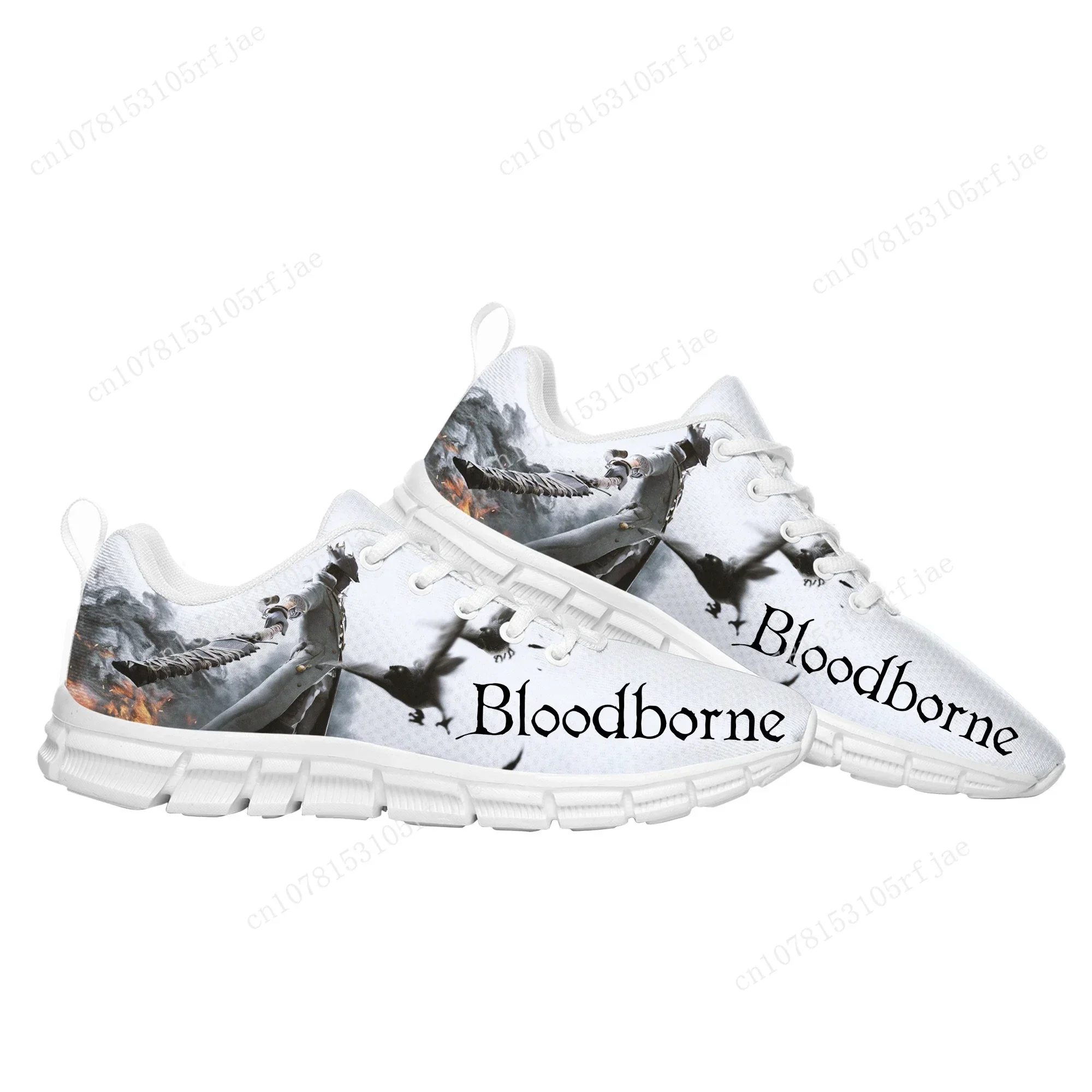 Bloodborne Sports Custom Shoes Cartoon Game Mens Womens  Fashion Sneaker Tailor Made Couple Built Shoes