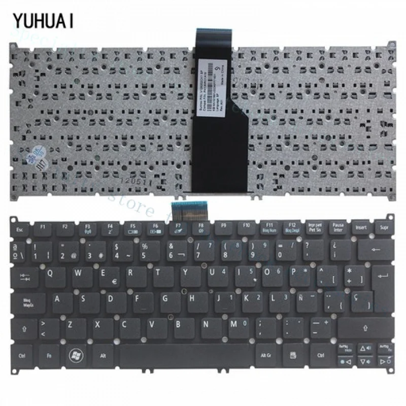 

A++ Новая испанская клавиатура для Acer Aspire S3-391 S3-951 S5 S5-391 One 725 756