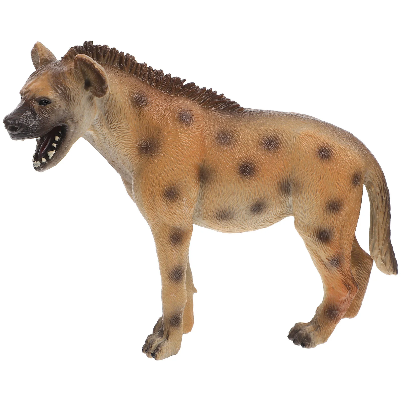 Simulation Hyena Model Detailed Animal Figure Kids Cognitive Toy Animals Plastic