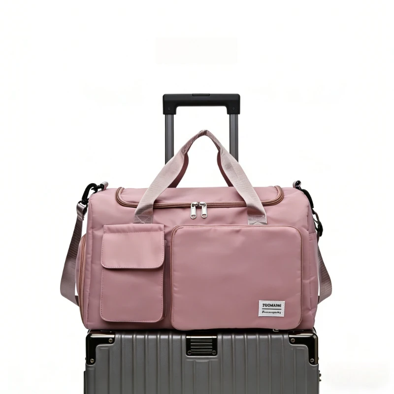 

Спортивная сумка для фитнеса для женщин, большая вместимость, с разделением на сухое и влажное отделение, легкий рюкзак для путешествий и отдыха