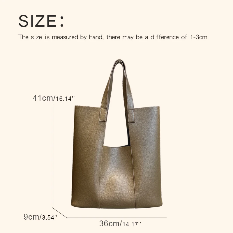 High Quality Vintage Large Capacity Tote Bags For Women Luxury Designer Handbags Purse 2023 New In PU With Inner Pocket Shoulder