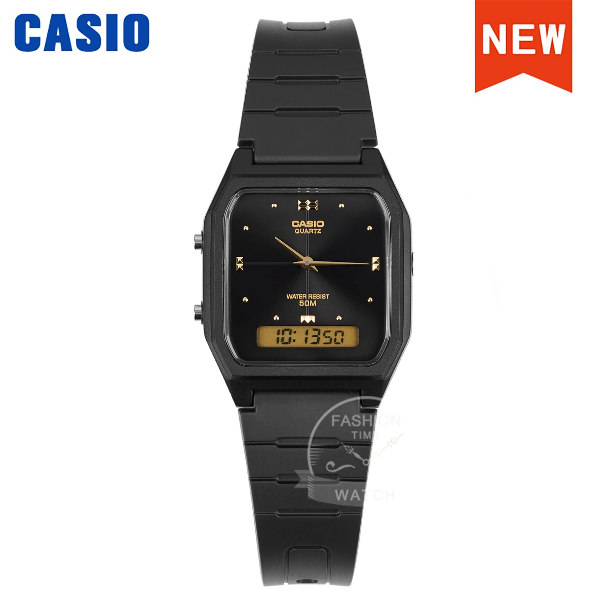 Casio watch for men top brand business Vintage classic small square watch trendy fashion unise watch  relogio masculino AW-48H