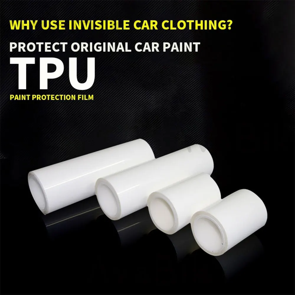 Auto Stickers Transparent TPU TPH PPF Foil Wrapping Self Healing TPU For Window Trim Door Invisible Paint Protection Film