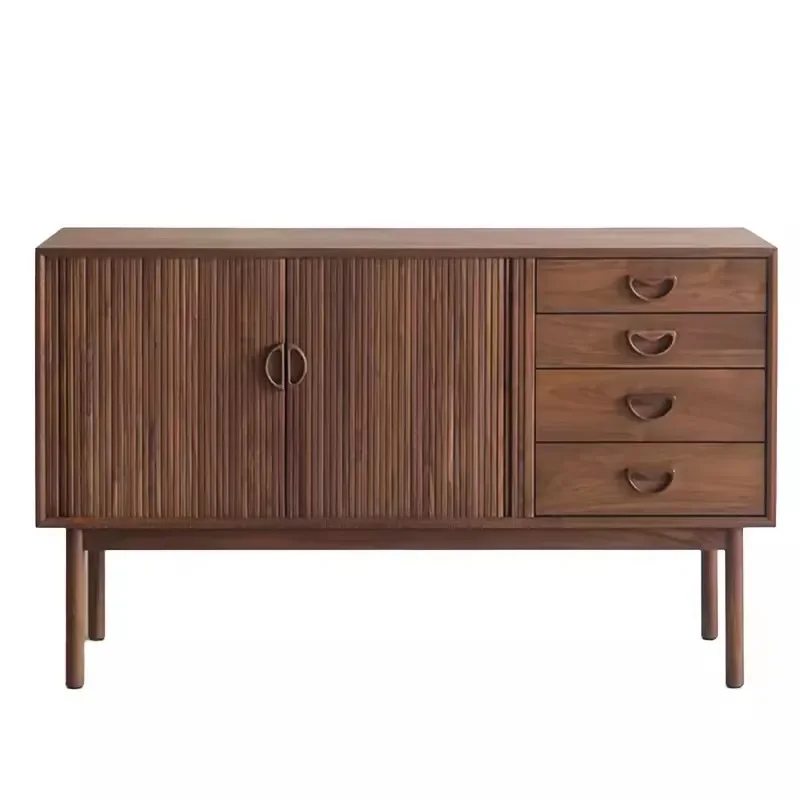 

All solid wood side cabinet