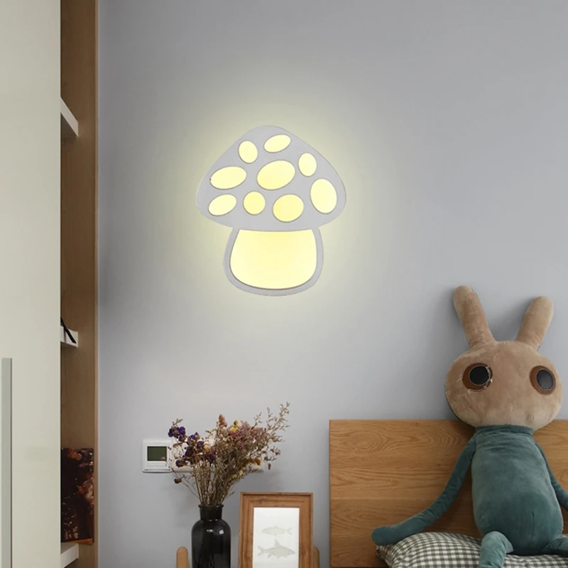 Modern Acrylic wall light Children\'s room bedside bedroom LED wall lamps arts creative Corridor Aisle Sconce Decor AC85-265V