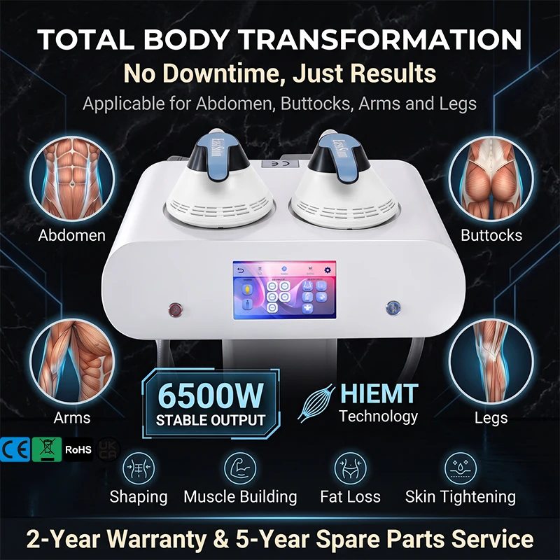 High Performance Emsnova Neo Rf Body Sculpting Instrument 2026 Upgraded Version Adopts Innovative HIEMT Energy Technology To Stimulate Deep Muscle Contraction Accelerate Fat Cell Apoptosis And Metabolic Excretion It Realizes Permanent Fat Reduction Muscle
