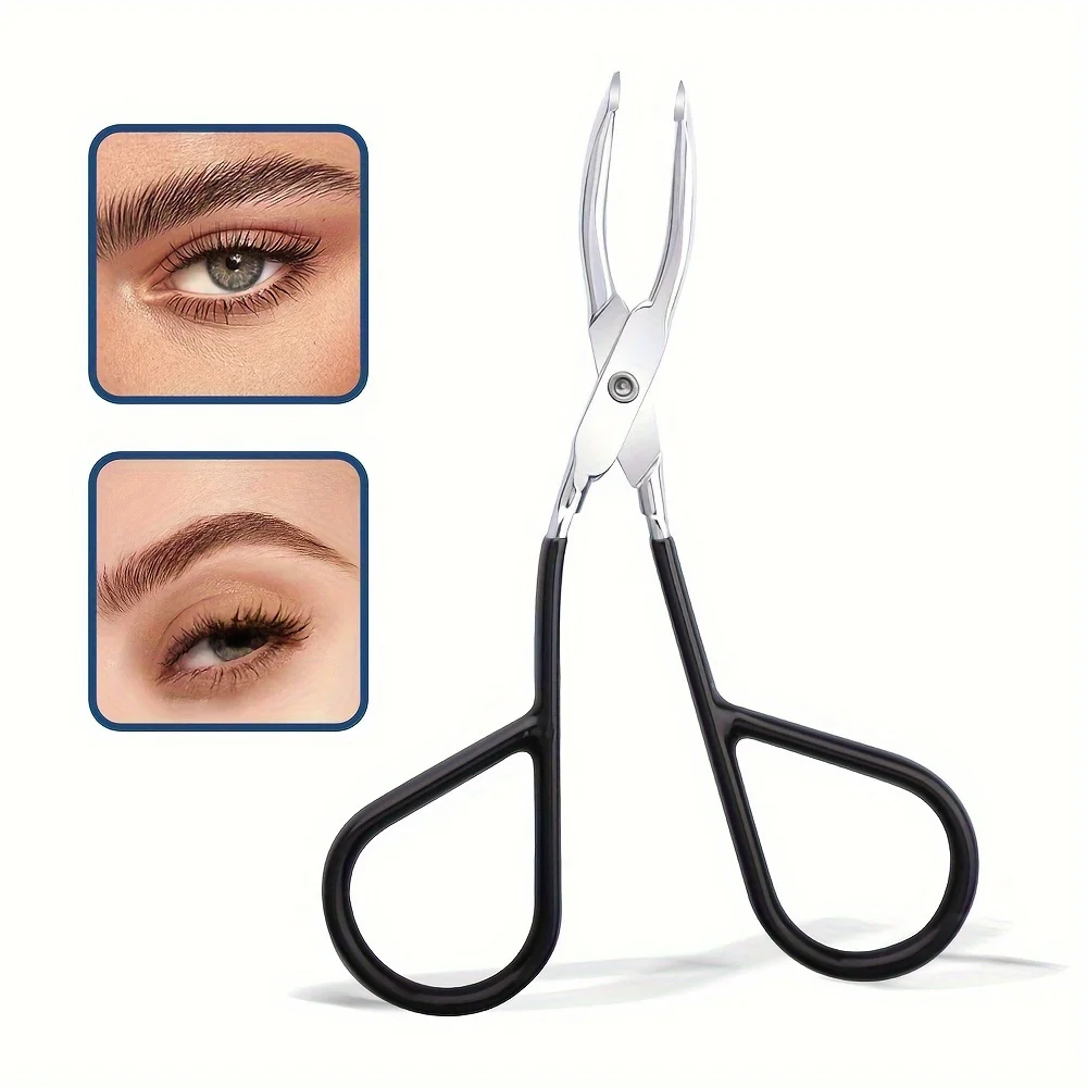 Precision Scissors-Design Eyebrow Tweezer - Ultimate Hair Plucker with Comfortable Scissor Handle