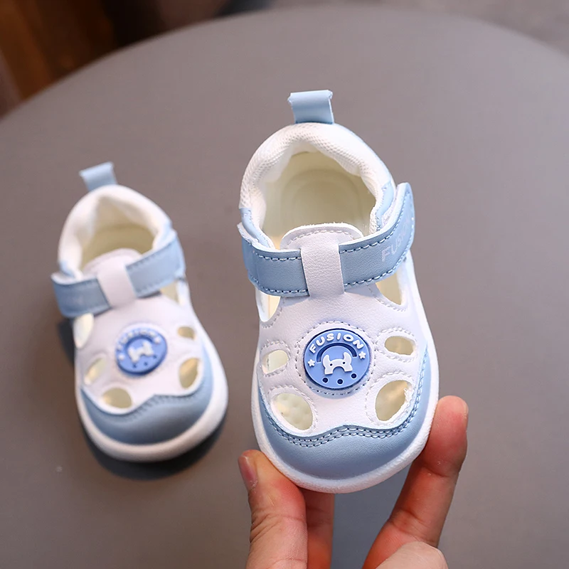 Peuter Schoenen Baby Sandalen Jongens Nieuwe Wandelschoenen Zomer Baby Meisjes Schoenen Zachte Zool Baby Functie Sleutel