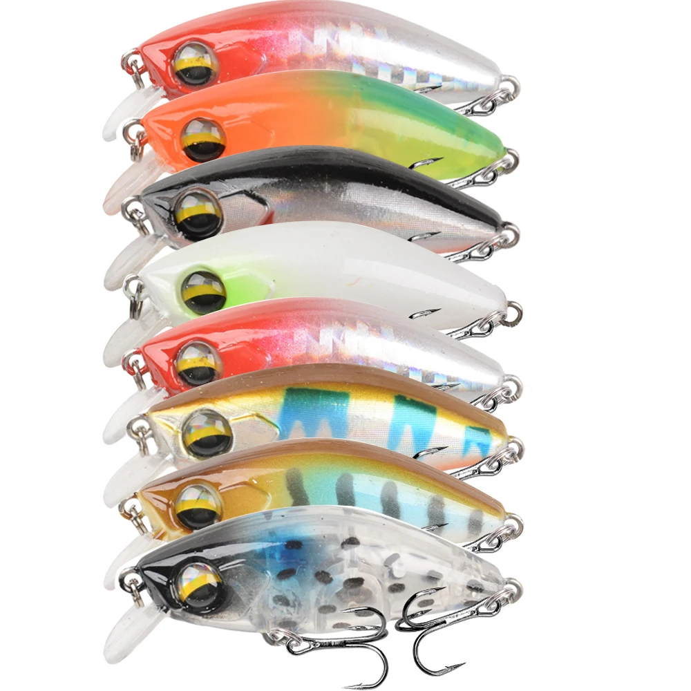 1Pc Sinking Minnow Fishing Lure 5cm 4.9g Mini Artificial Hard Bait Sharp Hook Pike Bass Crankbait Wobblers Trout Fishing Tackle