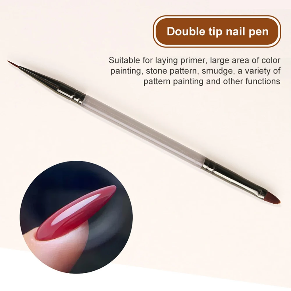 Nail Gel Acrylic Painting Brush UV Art Nail Brush Lining DIY Painting Brush Nail Art Design Nail Tip Display Painting Tool