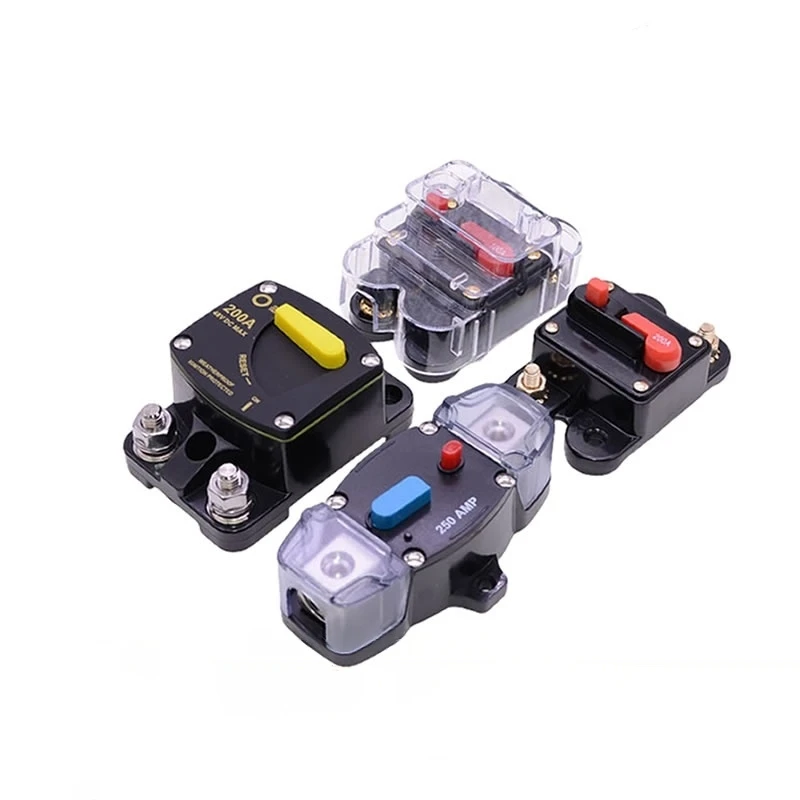 

1PCS Car RV Yacht Overload Protection Circuit Breaker Automatic Circuit Breaking with Switch Recovery High Current Fuse Box