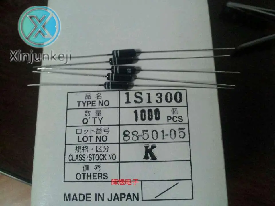 

10pcs orginal new 1S1300K 1S1300 diode DO-7