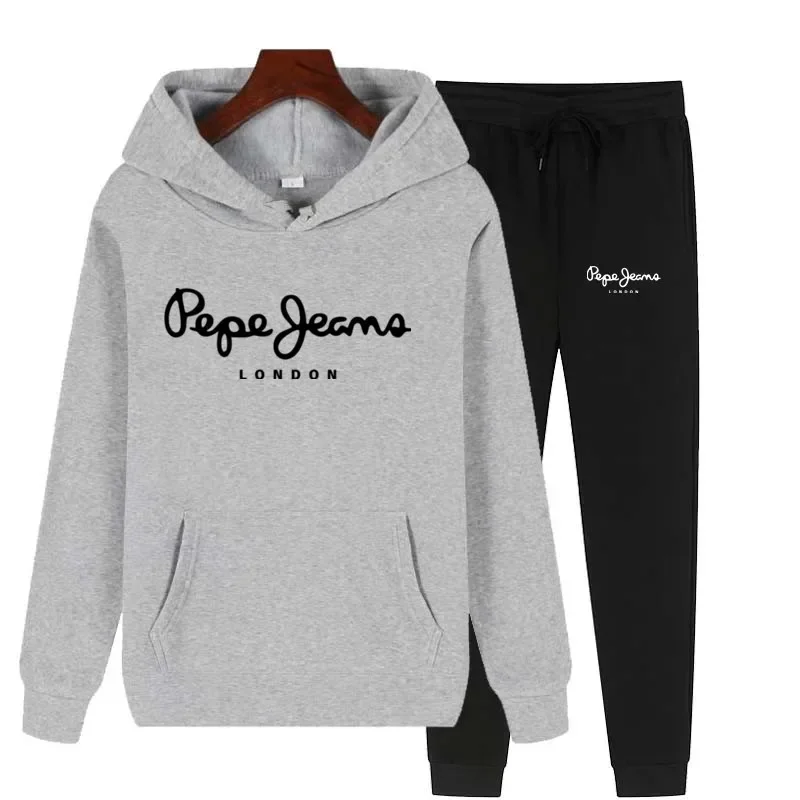 Tweedelige Sportsportkleding Voor Dames, Hoodie En Broek, Tweedelige Herfstfitness-Set Voor Dames