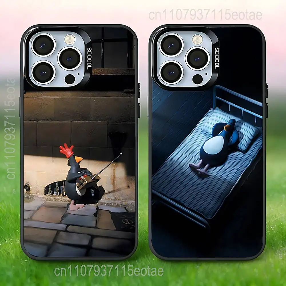 

CUTE Funny Feathers McGraw Phone Case For iPhone 17,16,15,14,13,12,11,Pro,Max,Plus,E,Air,Mini Black IMD Cover