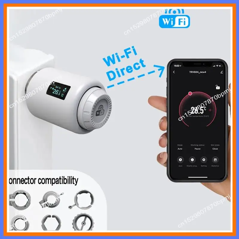 

BAAE Tuya TRV Умный дом Термостатическая головка Привод клапана радиатора Контроллер температуры отопления Alexa