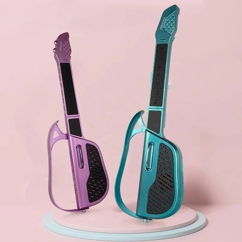 Stringless Electric Guitar Beginner Smart Electronic Guitar Portable Foldable 7 Key Guitars Multifunctional Electric Instrument