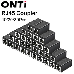 Prolunga per cavo Ethernet da 10/20/30 pezzi, accoppiatore RJ45 cat6, connettore di estensione - Accoppiatore Ethernet da femmina a femmina