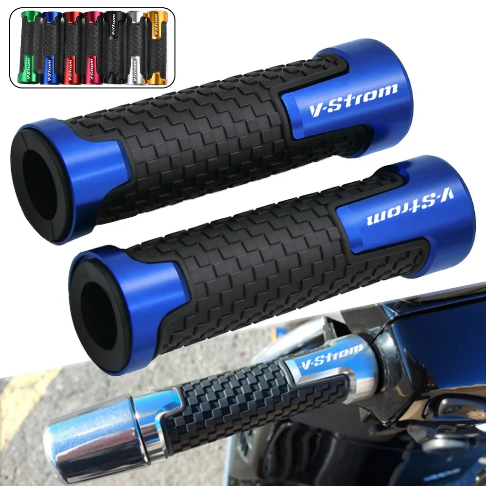 لسوزوكي V-STROM فستروم DL 250 650 1000 1050 XT 800 DE 800DE 7/8 "22 مللي متر بار ينتهي دراجة نارية مقابض دراجة نارية المقود ينتهي