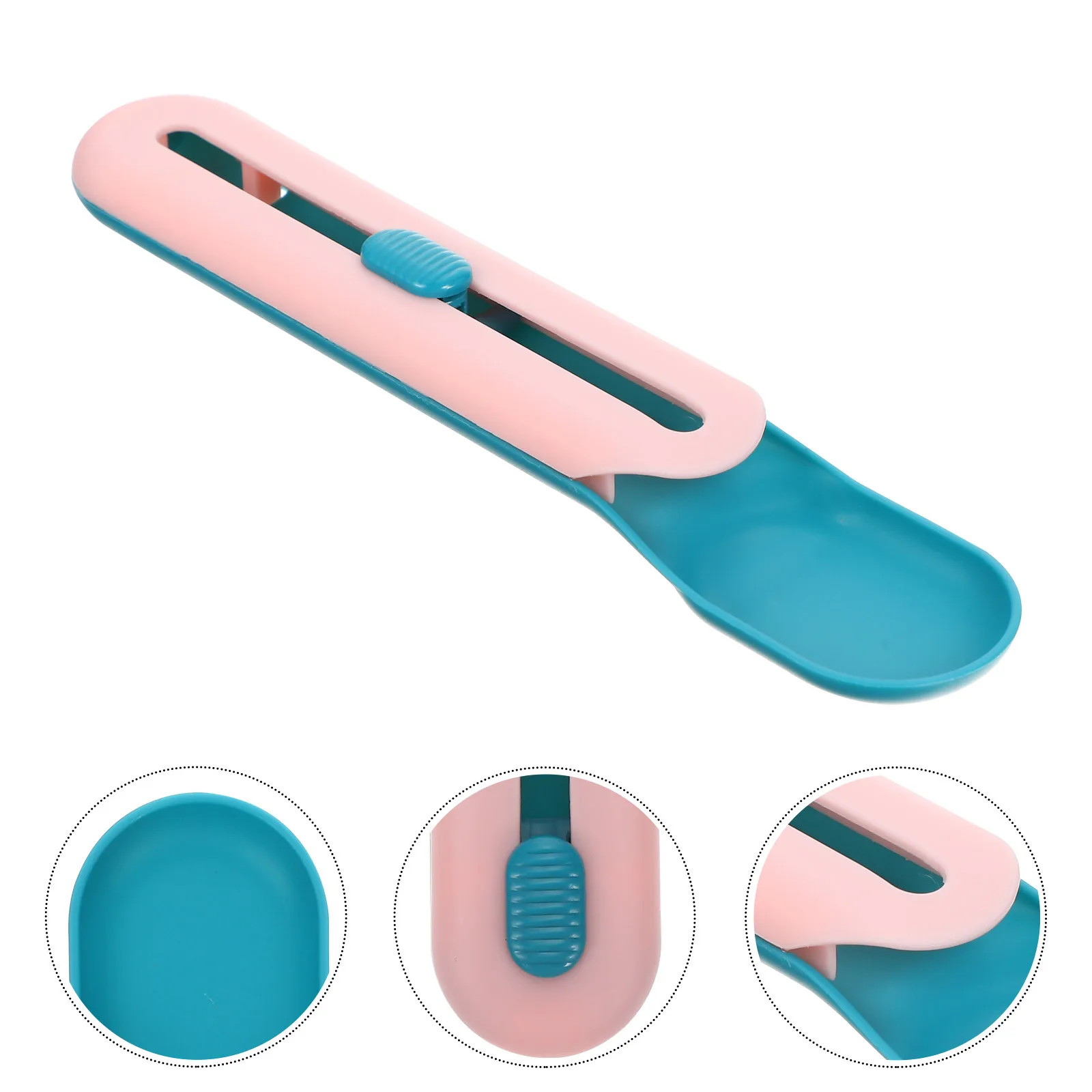 

Cat Food Squeezer Plastic Feeding Spoon Treats Scoop Sturdy Non-Breakable Pet Interaction Wet Food Dispenser Cat Treats Scoop