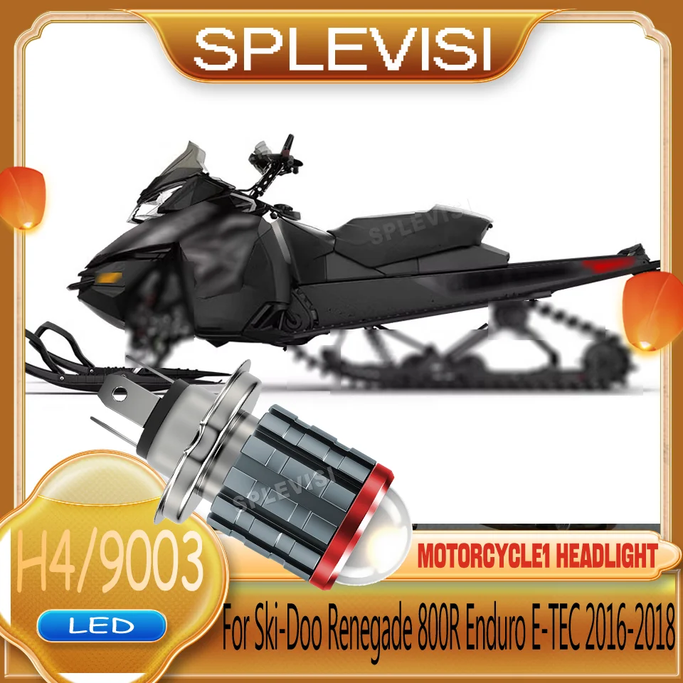 

Crisp and Clear Illumination Instant On waterproof Motorcycle Headlight For Ski-Doo Renegade 800R Enduro E-TEC 2016 2017 2018