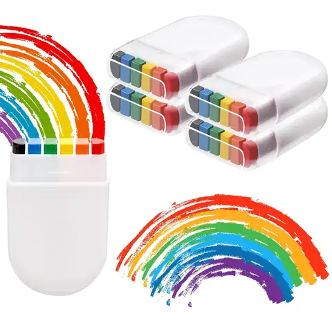 Rainbow Crayon Paint Rainbow Birthday Party Colourful Theme Party Accessories Party Family Costume Gift Pocket Size