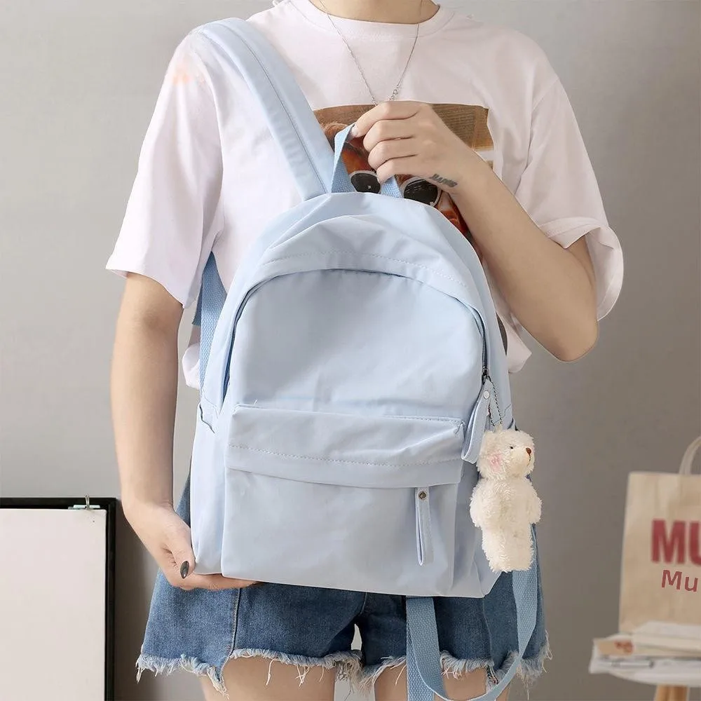 Large Capacity Nylon Double Shoulder Bag Travel Backpack Crossbody Men's Casual Daily Use Waterproof Bag HuaYasen Brand
