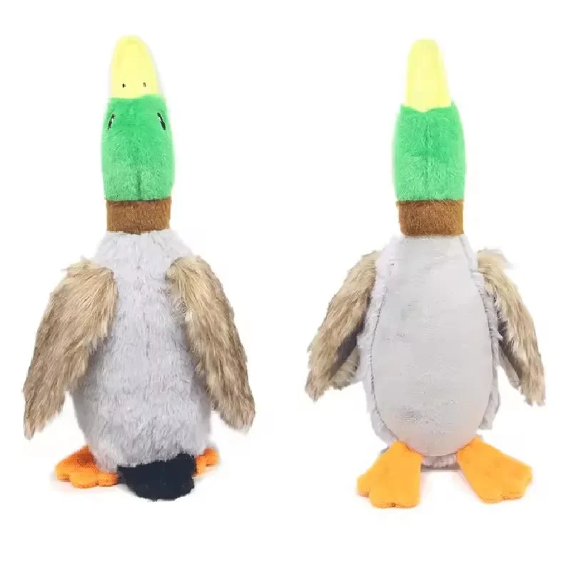 

Cute Plush Duck Dogs Squeak Toys Funny Pet Play Intereactive Chew Toy for Small Medium Dog Pets Supplies Accessories