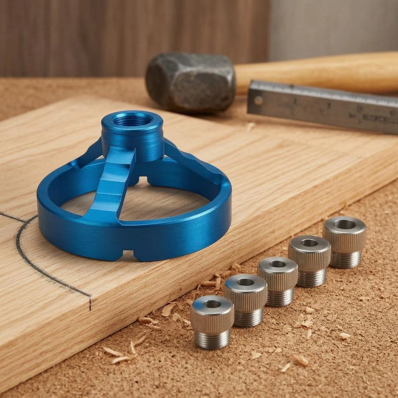 

Bushing Drill Guide Removable Bushings Drill Positioner Drilling Jig Machined Finish Hole Positioner Jig Anodized Metal