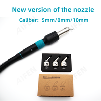 SUGON 8650/ 8630/8610DX-PRO Hot Air Soldering Station 45 Degree Curved Nozzle 5mm/8mm/10mm Bent Angle Heat Nozzle