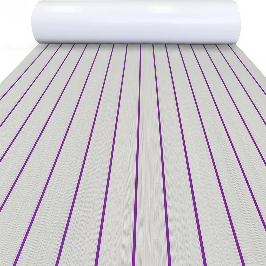 2.4*1.2m Zelfklevende EVA Foam Boot Marine Vloeren Faux Teak Dek Vel voor Jacht kajak diy decoratie materiaal RV Vloermat