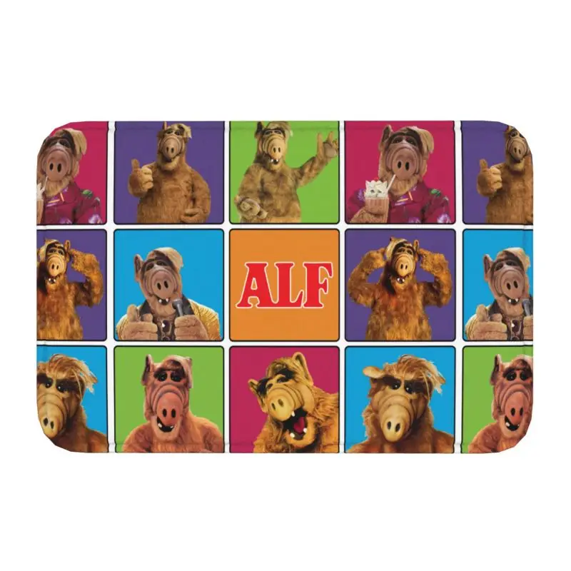 Alf Thumbs Up Front Door Floor Entrance Welcome Mats Alien Life Form Sci Fi Tv Show Kitchen Doormat Garden Carpet Rug Footpad