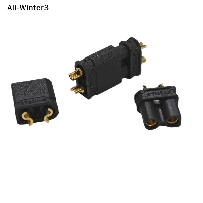 

【R】2/6/10 пар разъемов XT30-U (штекер и гнездо) для литиевых аккумуляторов RC, аксессуары для DIY-проектов