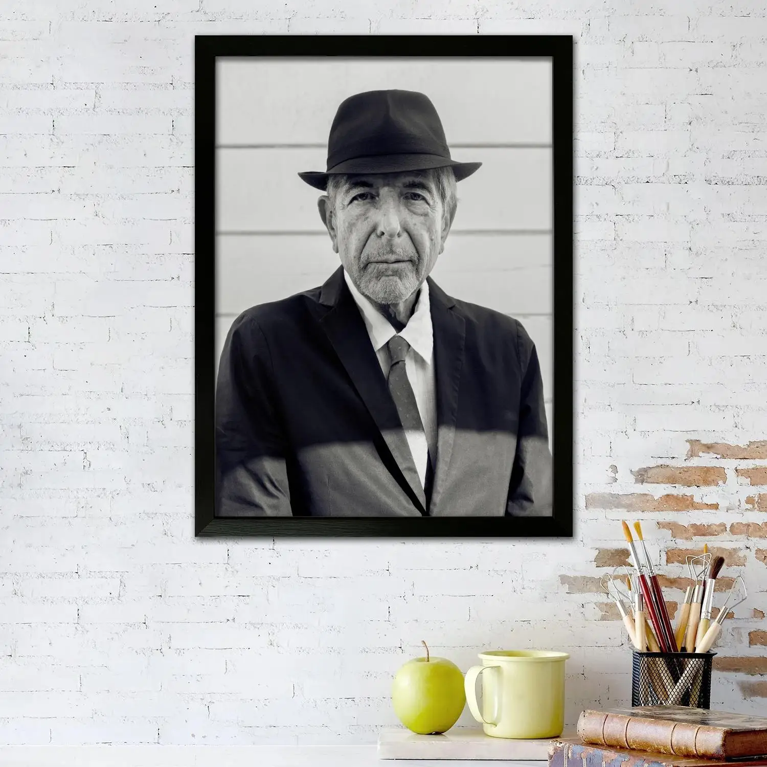 Leonard Cohen Canvas Art Poster and Wall Art, Picture Print, Modern Family Bedroom Decor,Decorative painting