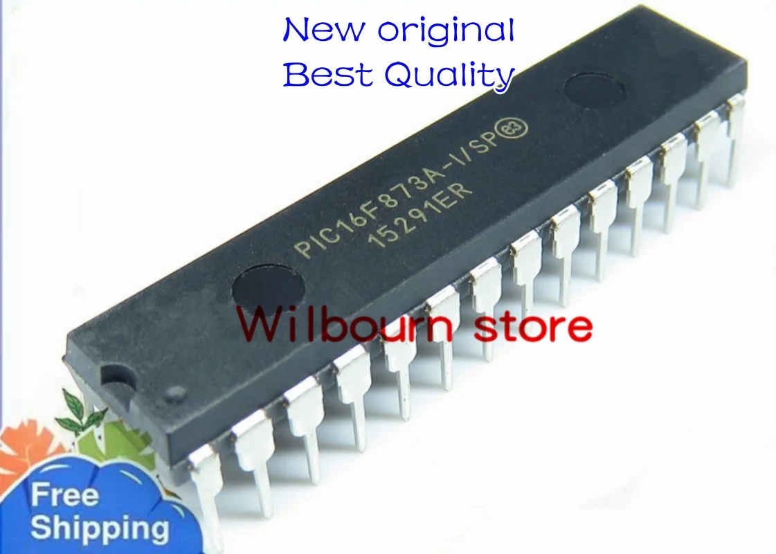 5pcs/lot 100% new PIC16F873A-I/SP PIC16F873A 16F873A DIP28 Controller chip