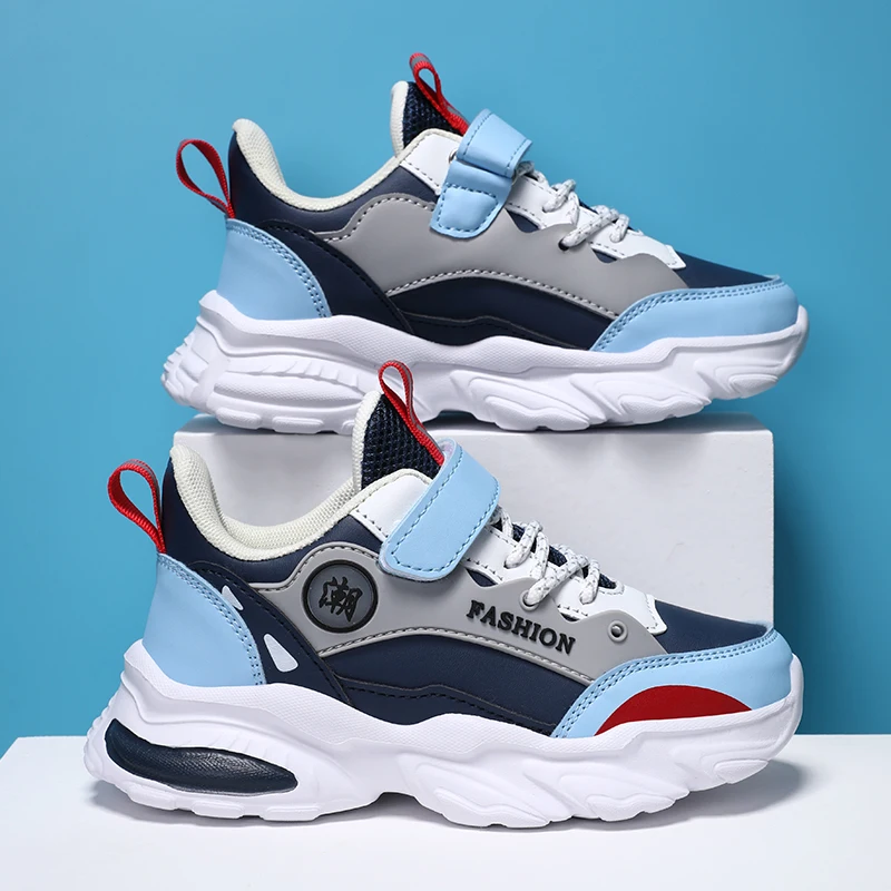 

Children Sports Shoes Breathable Comfortable Wear-Resistant Mesh Fashion Casual Shoes New Leather Soft Summer Running Shoes