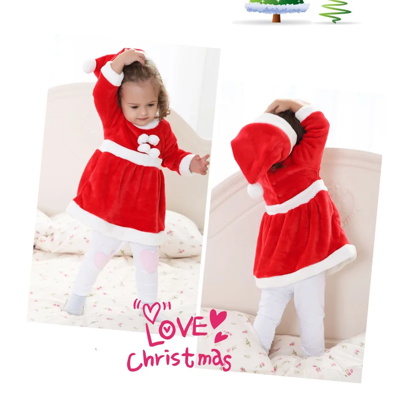 Crianças papai noel macacão com chapéu da criança menino menina festa bebê 2025 ano novo traje de natal macacão cosplay conjunto de roupas de natal