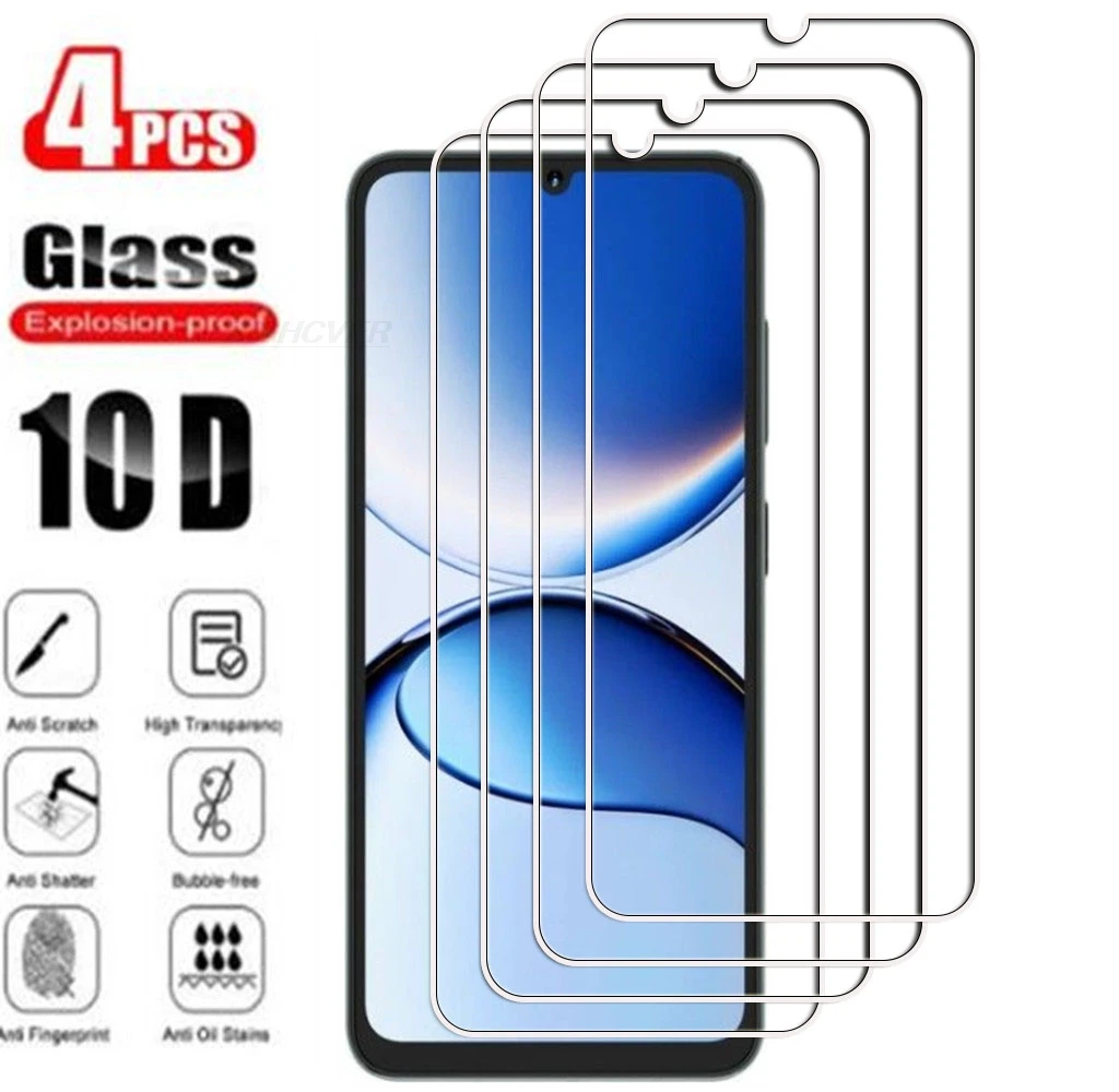 4PCS 9H HD Tempered Glass FOR HOTWAV A17 Pro Max 6.75