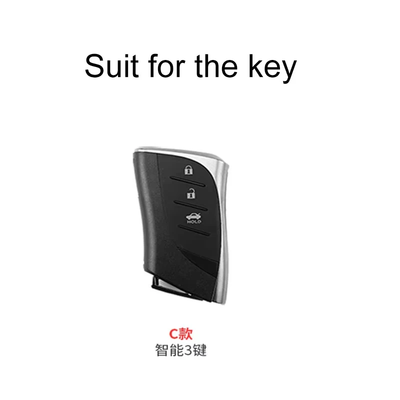 TPU for Lexus UX ES UX200 UX250h ES200 ES300h ES350 US200 US260h 3 Button Smart Remote Car Key Case Cover Fob Holder Accessories