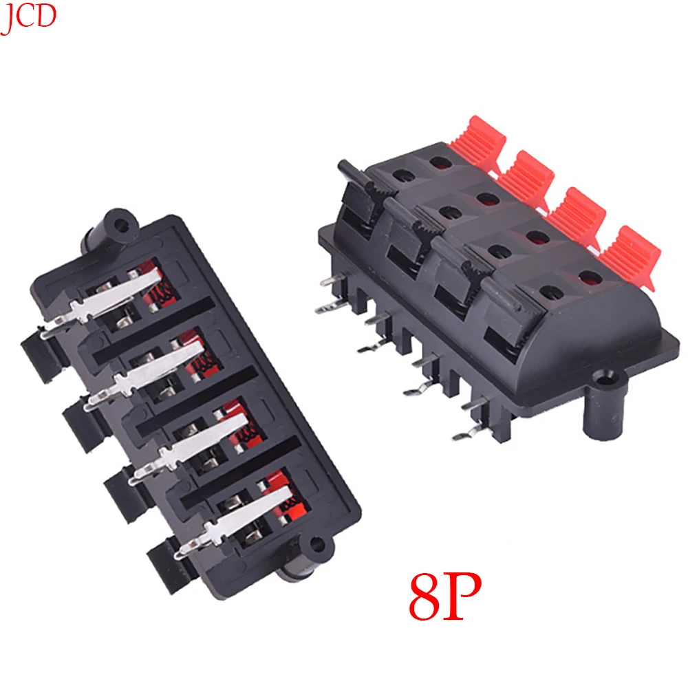 1 Piece WP8-3 clamp LED lamp test clamp aging clamp audio wiring terminal 8P spring wiring base 8-position clamp
