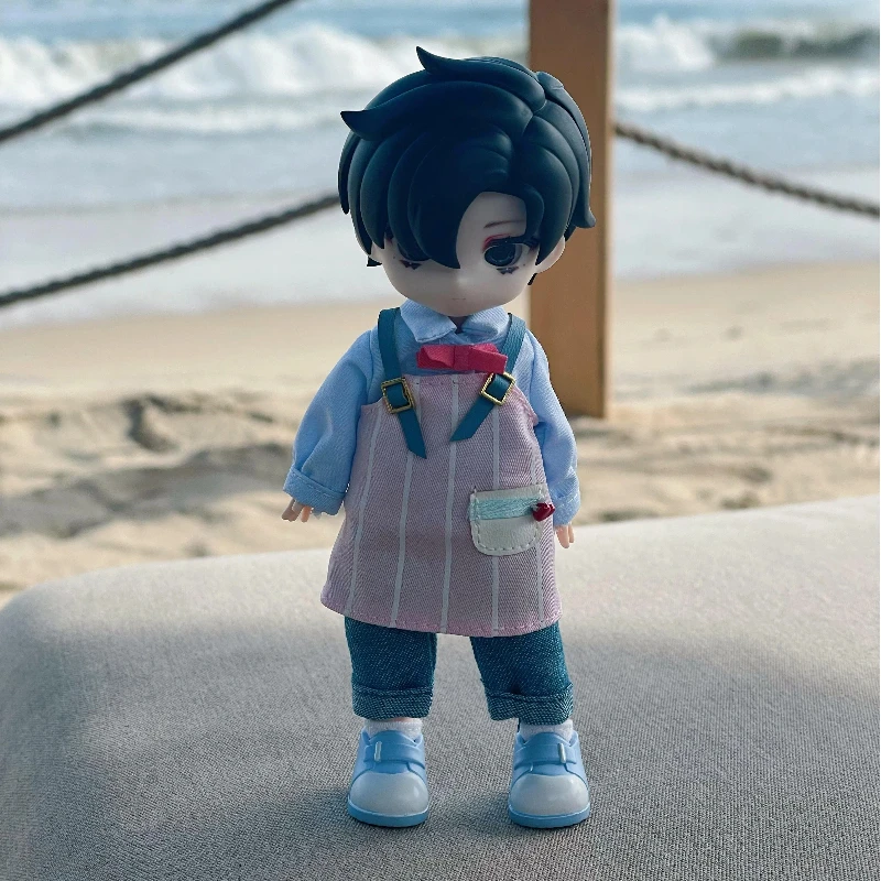 Disponibile Petson Male Classmate Cuore-Riscaldamento Ciondolo di San Valentino Figurina mobile Bjd a 12 punti Regalo di festa da collezione