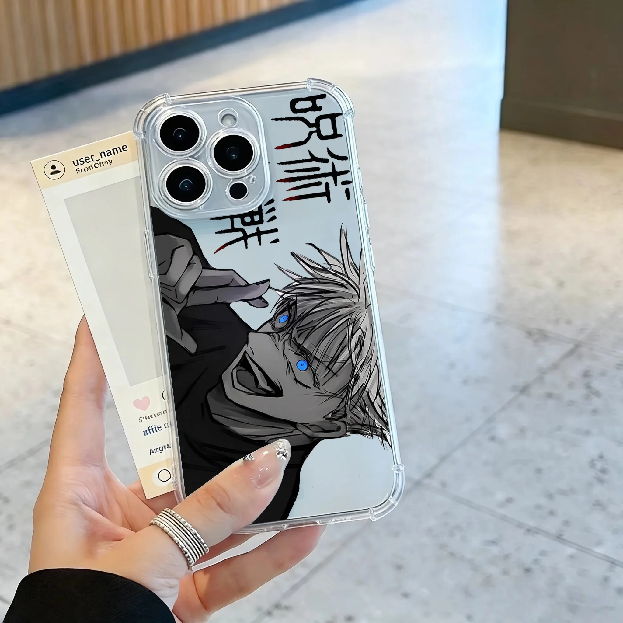 Anime Jujutsus Kaisens Phone Case For Motorola Moto Edge G G86 G06 G56 70 60 50 G24 E15 Pro Neo Fision Stylus Power 5G - view 5