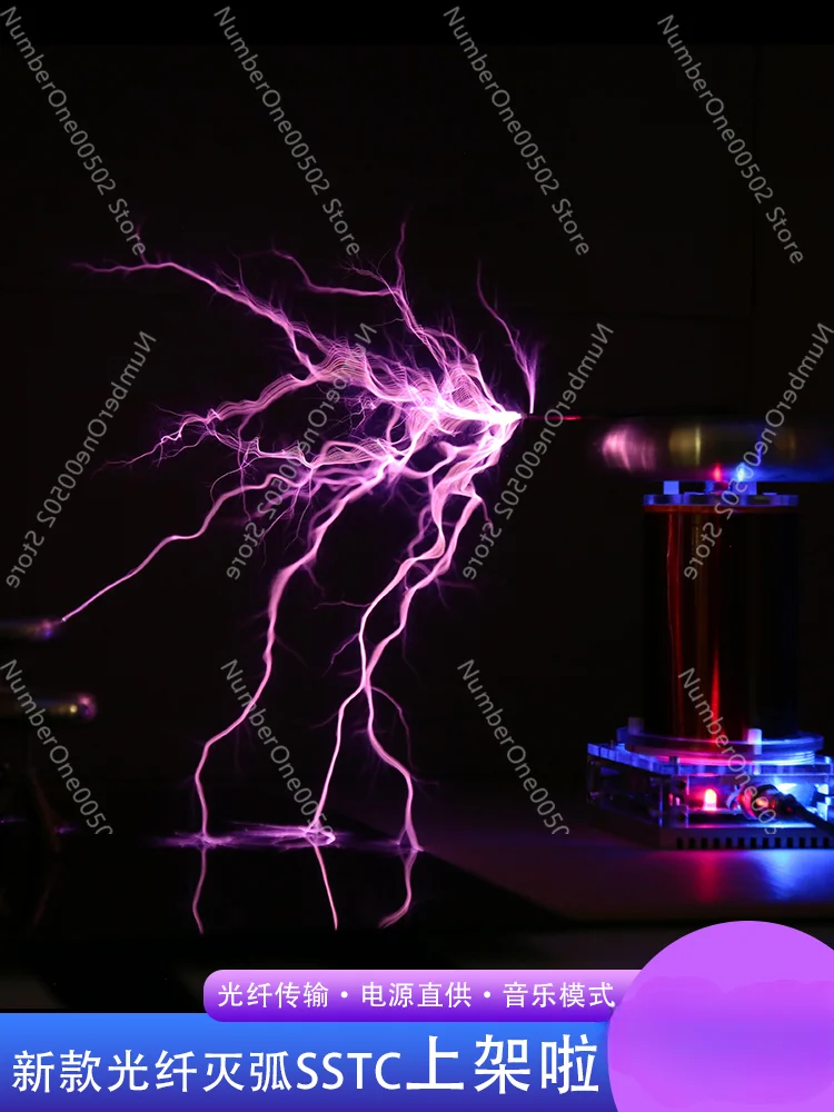 DIY Music Tesla Coil SSTC Model Finished High-Frequency Generator Ignition Lightning Model Driver Board