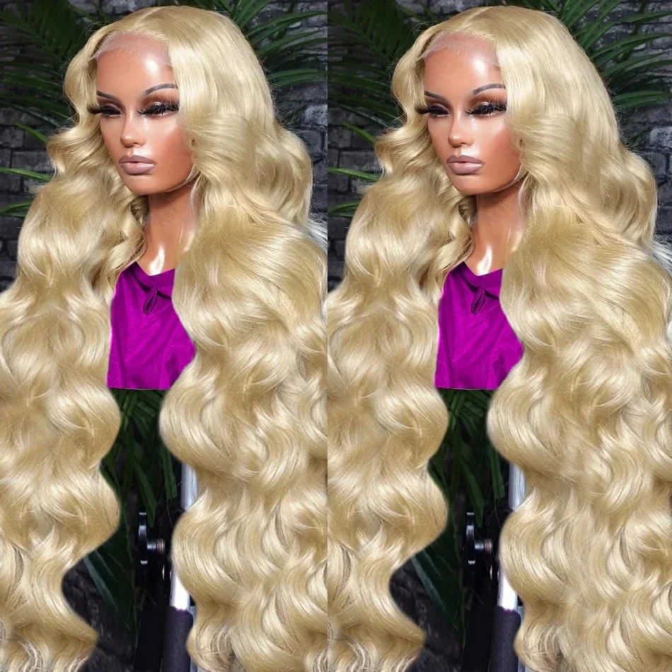 613 Body Wave 13x6 HD Lace Front Wig Brazilian 30 36 Inch Transparent 13x4 Water Wave Frontal Human Hair Wigs 250% For Women