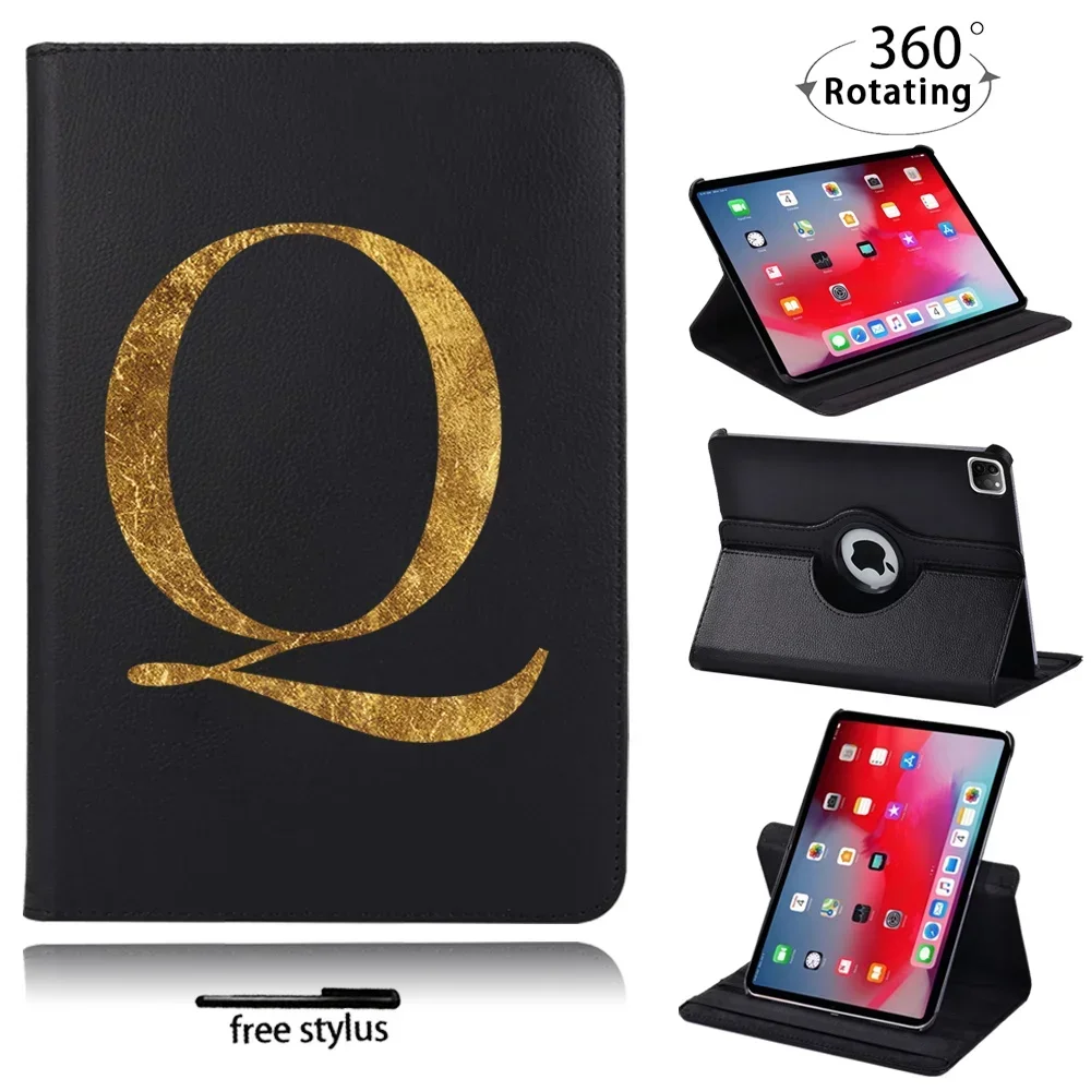 

Tablet Stand Case for Apple IPad Air 5/Air 4 2020/Air 2/Air 3/Air 1 360 Rotating Automatic Wake-Up Protective Cover+ Free Stylus